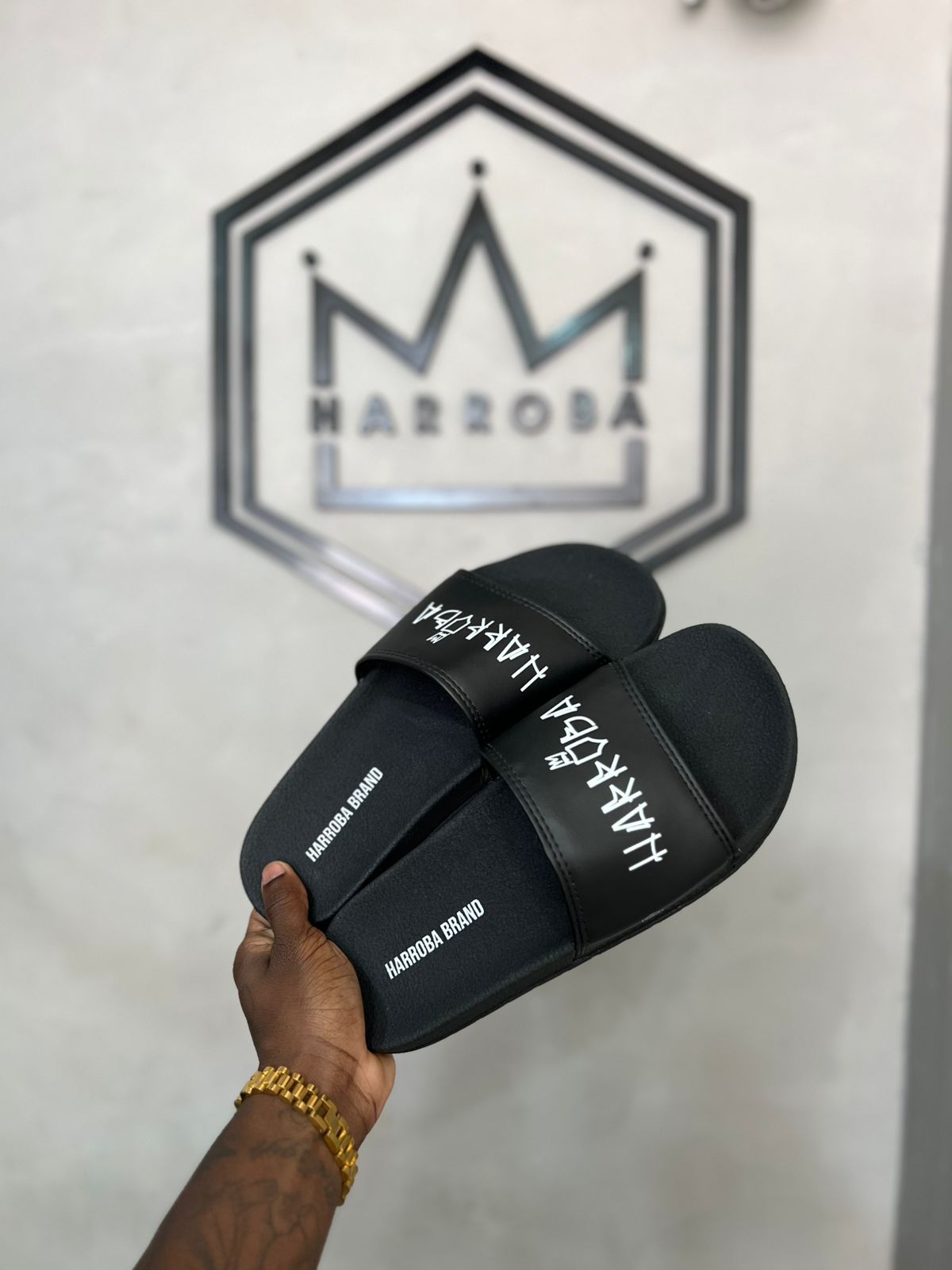 SANDÁLIA SLIDE GRAFITE