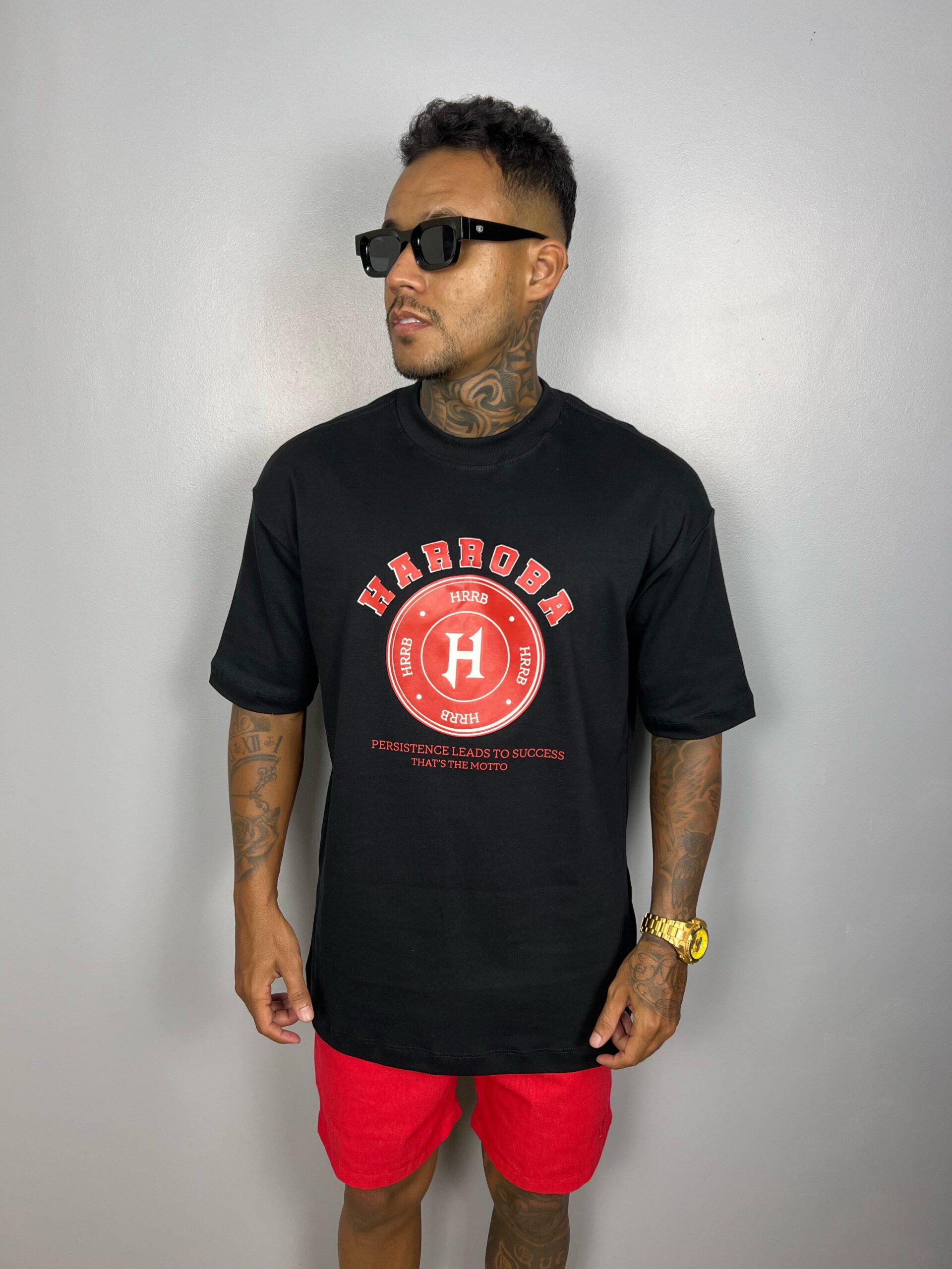 OVERSIZED COLLEGE RED