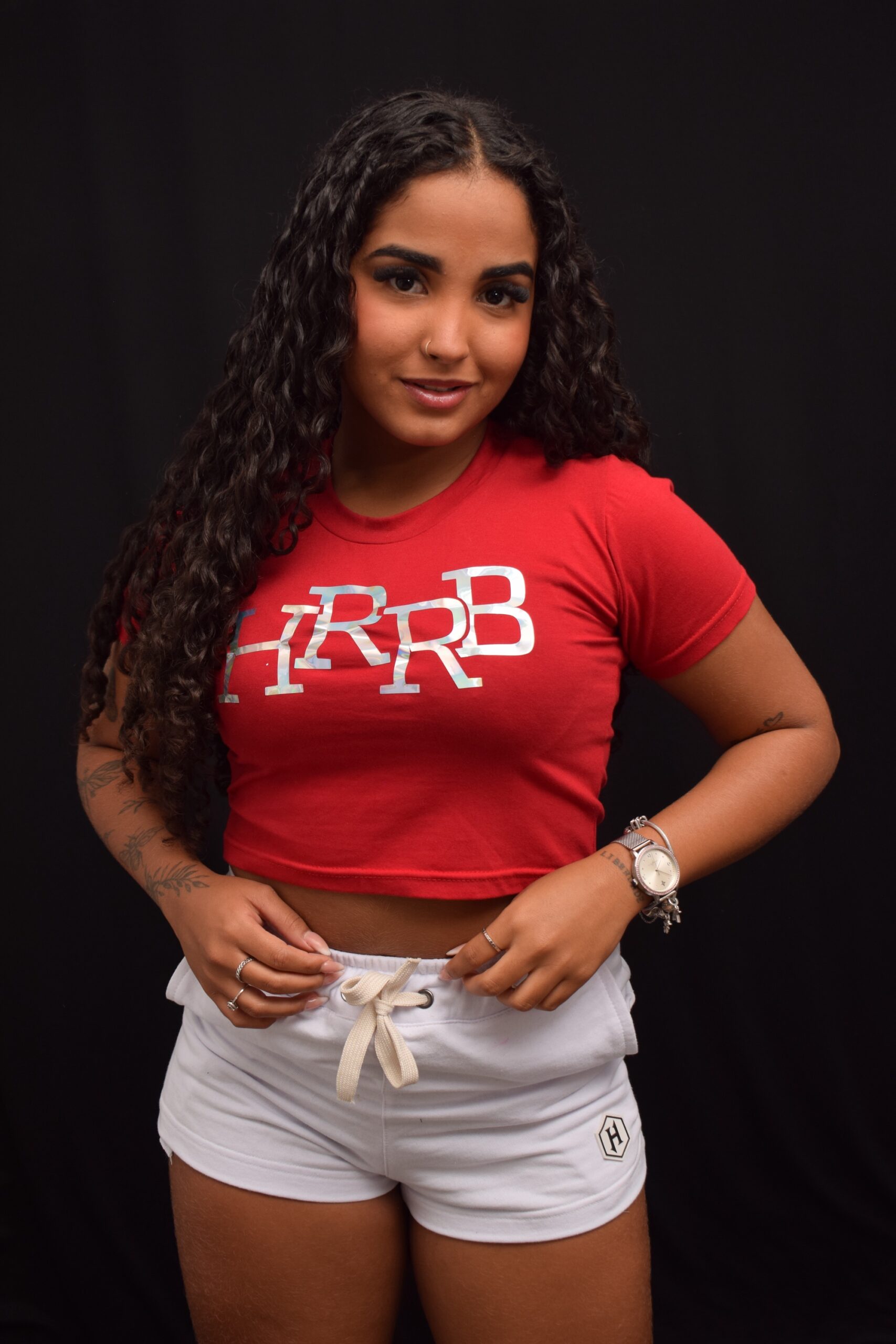 CROPPED HOLOGRÁFICO VERMELHO