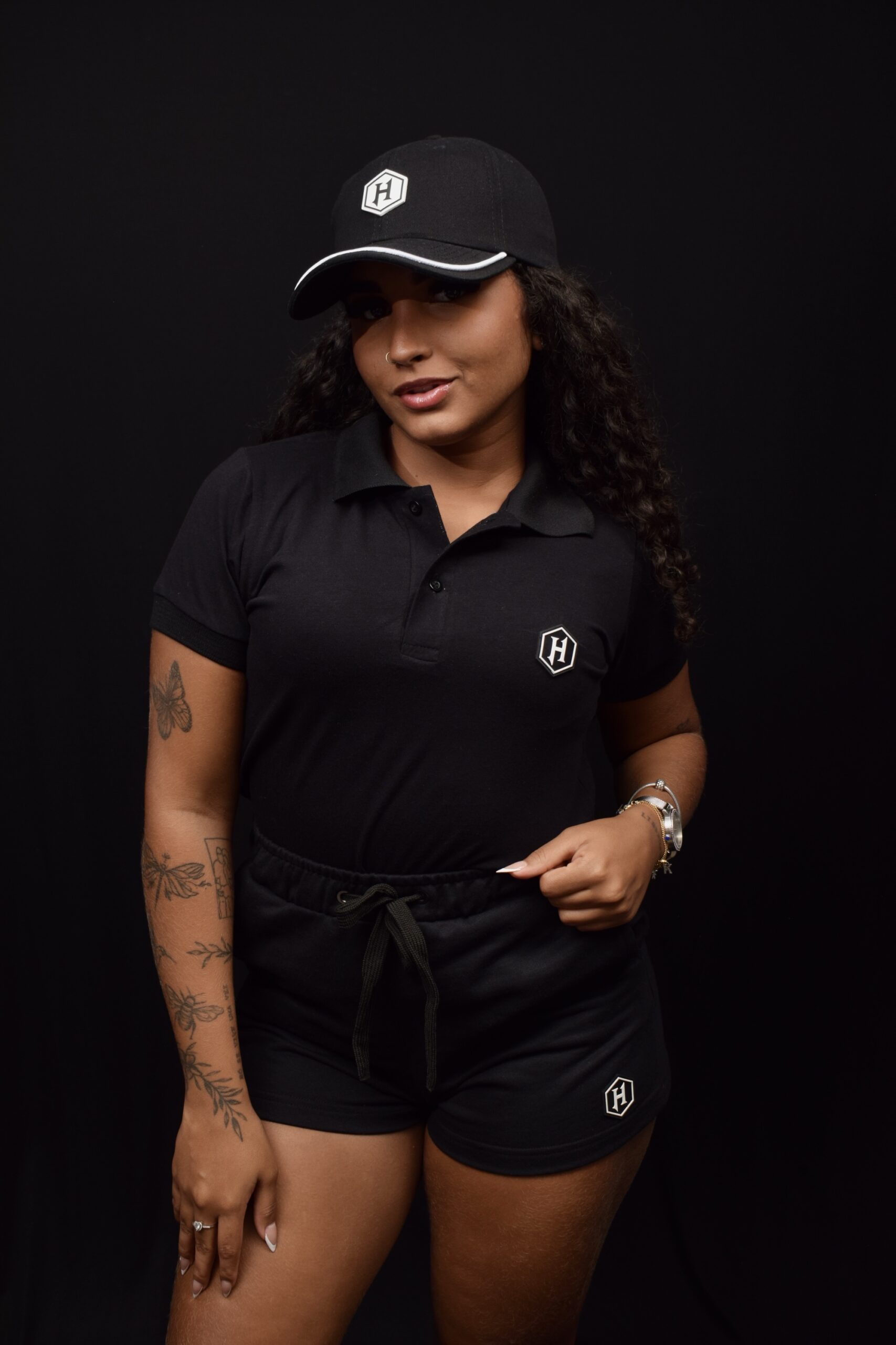 POLO IDENTIDADE BLACK FEMININA