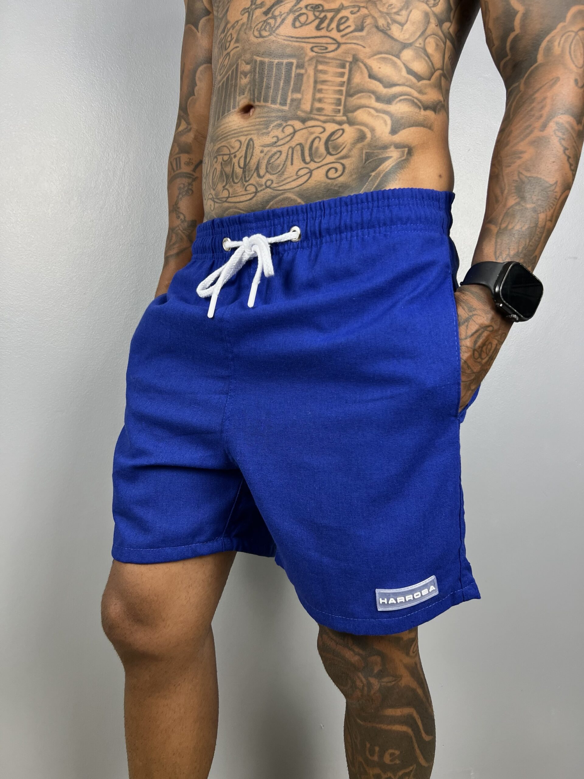 SHORT LINHO BASIC AZUL