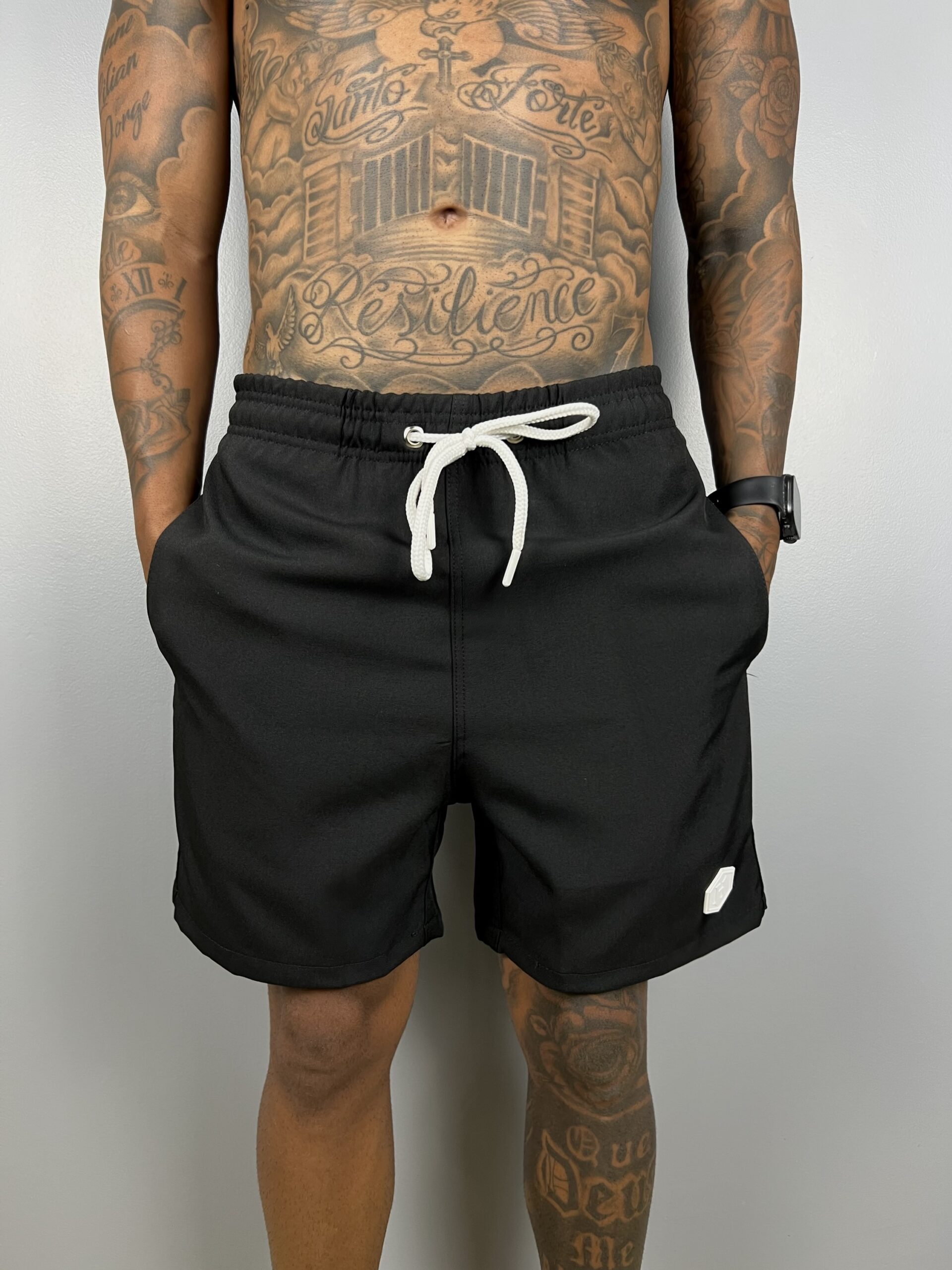 SHORT ALFAIATARIA IDENTIDADE PRETO