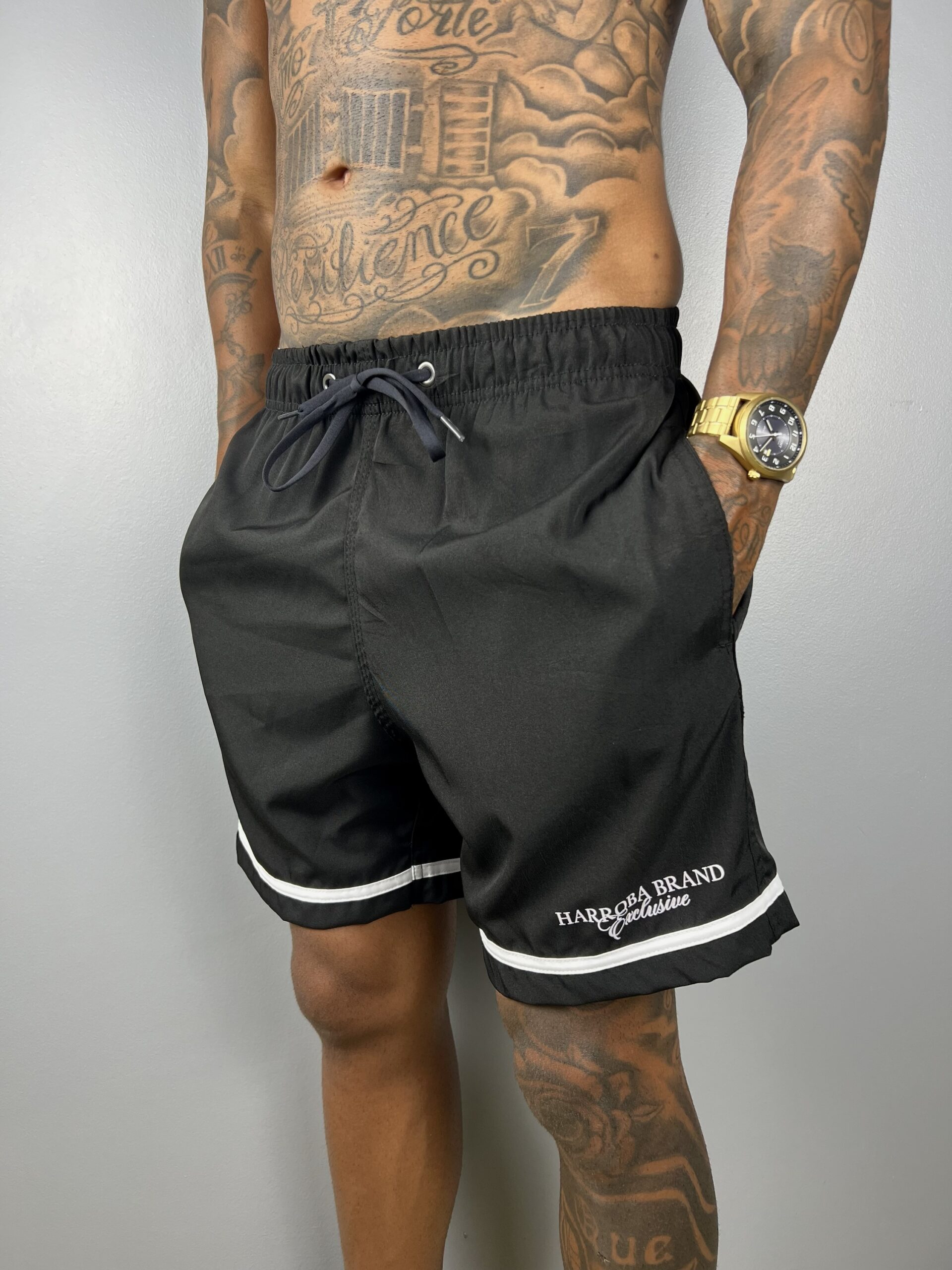 SHORT BEACH EXCLUSIVE BLACK