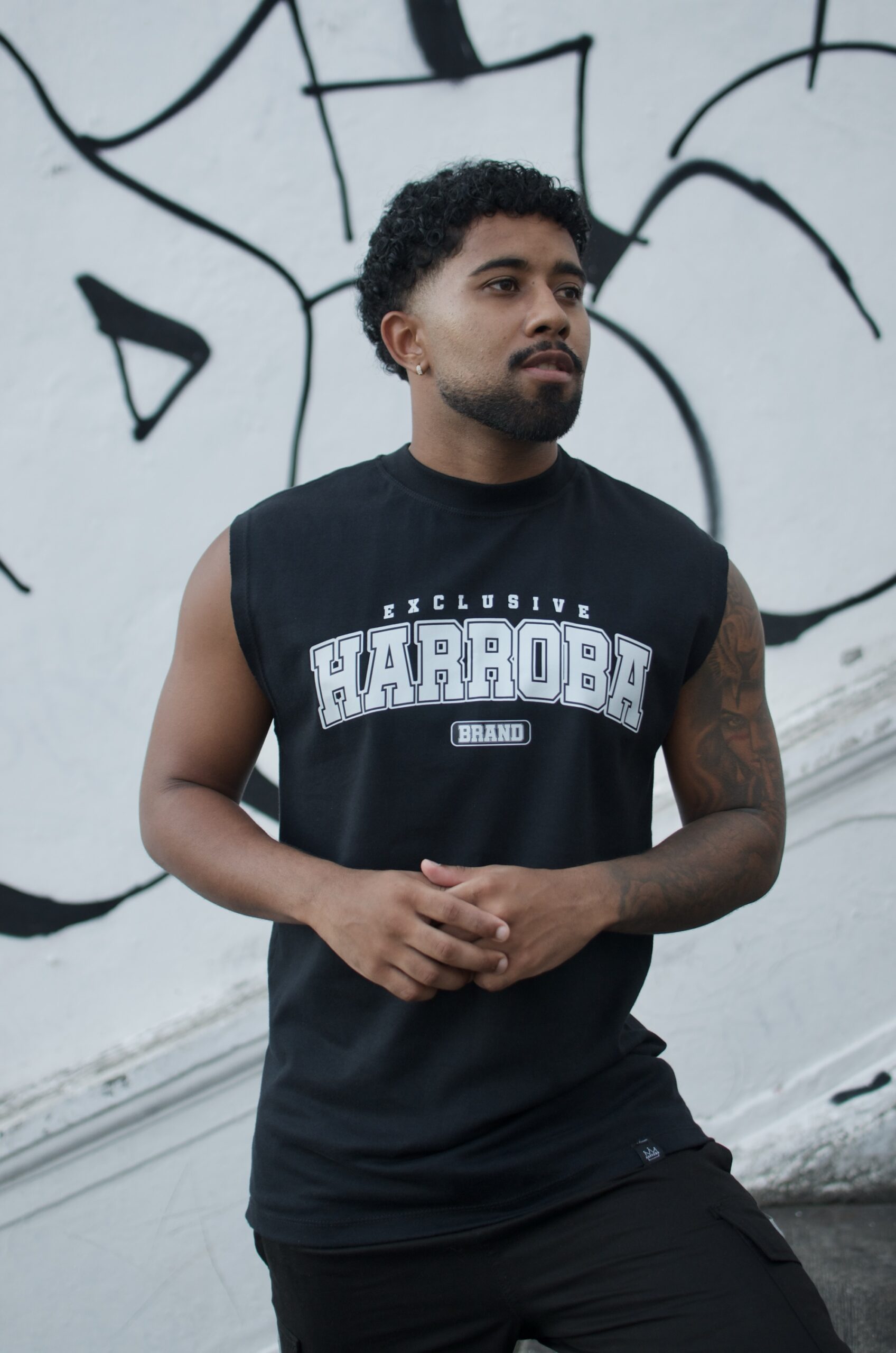 REGATA MACHÃO VARSITY BLACK