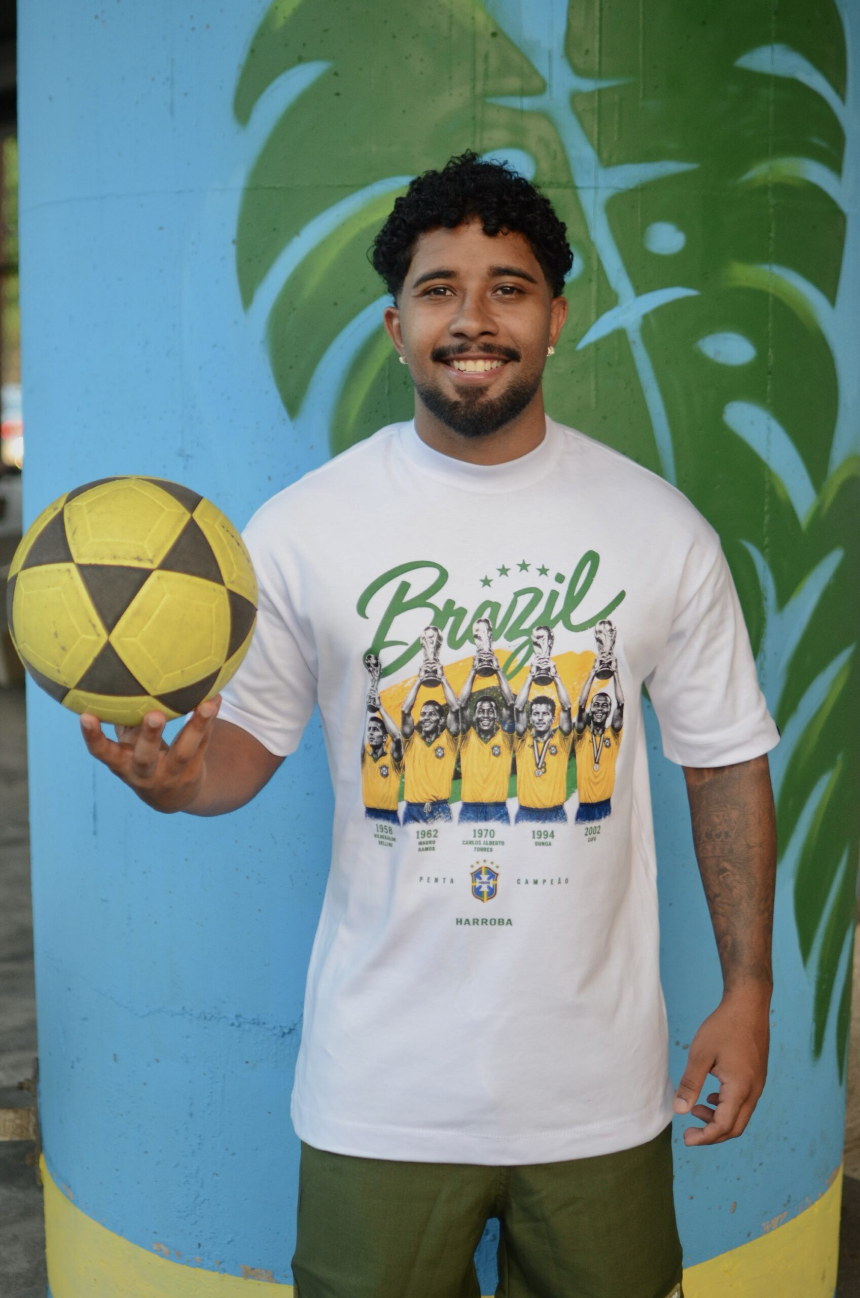 OVERSIZED BRASIL PENTA WHITE