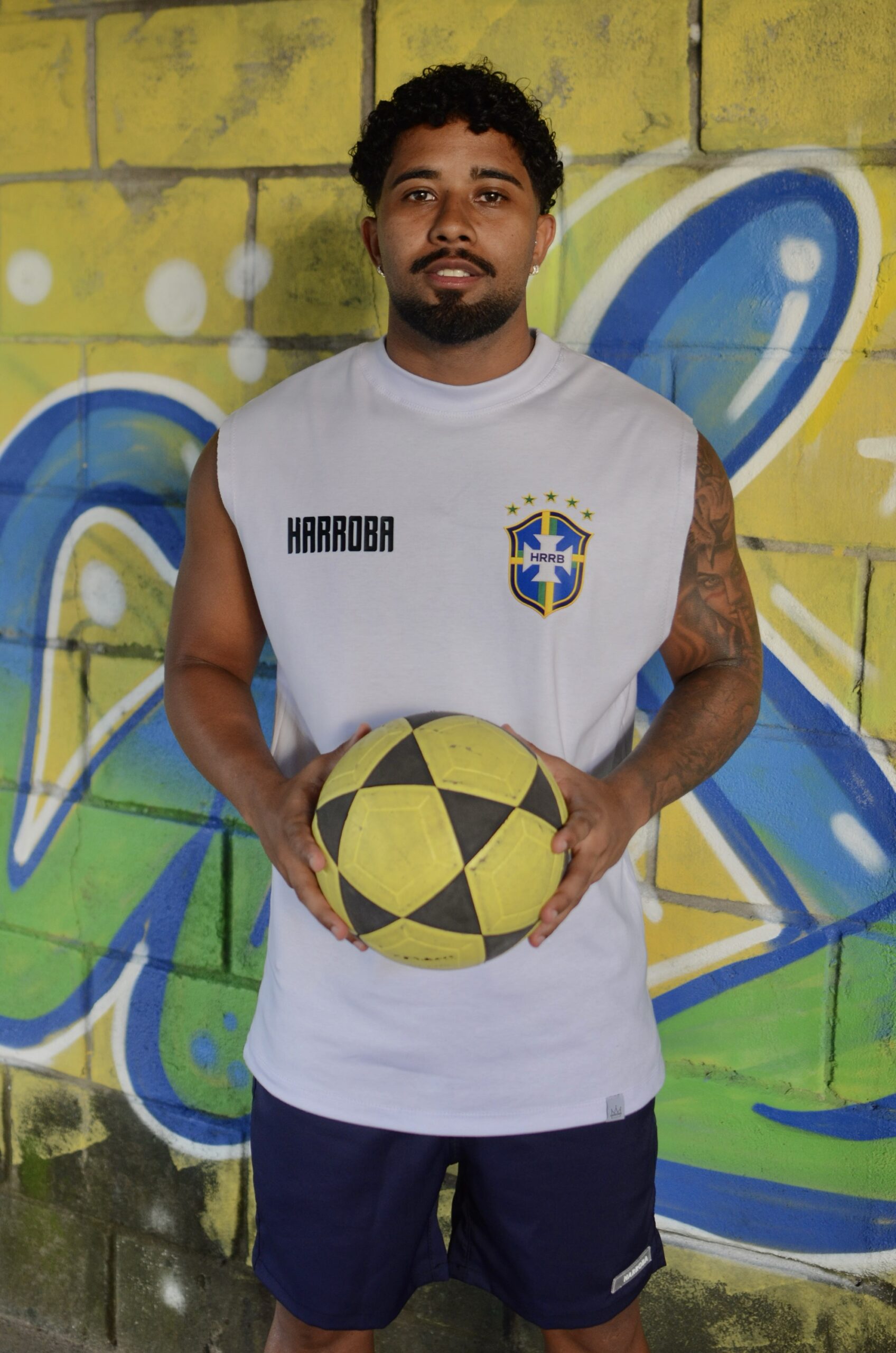 REGATA MACHÃO HARROBA X BRASIL WHITE