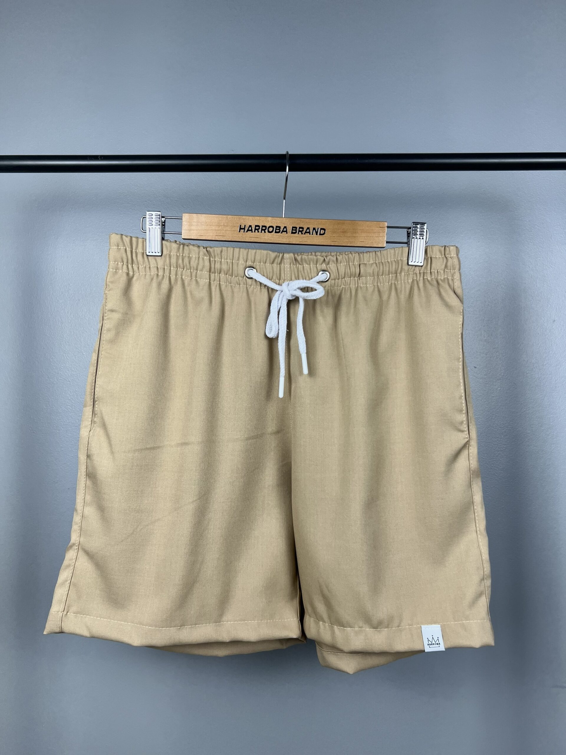 SHORT ALFAIATARIA CAQUI BANDEIRA